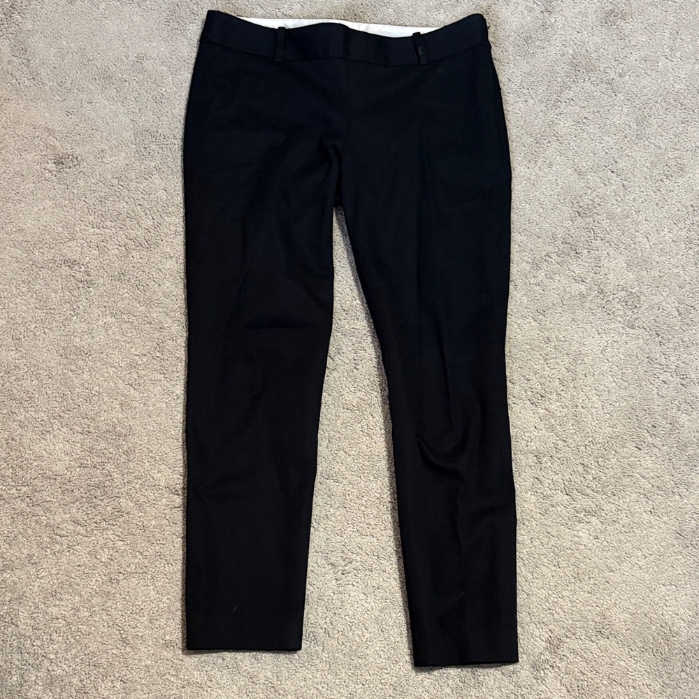 J. Crew Black Winnie Stretch Pants, size 4